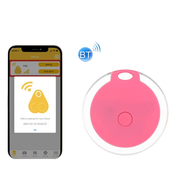 2 PCS Round Bluetooth Anti-Lost Device Mobile Phone Key Two-Way Object Finding Alarm 2 PCS Round Bluetooth Anti-Lost Device Mobile Phone Key Two-Way Object Finding Alarm